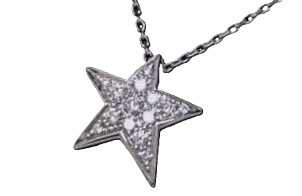 シャネル買取 750WG コメットミディアム ダイヤモンド ネックレス